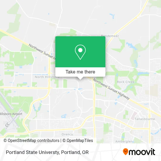 Portland State Universty map