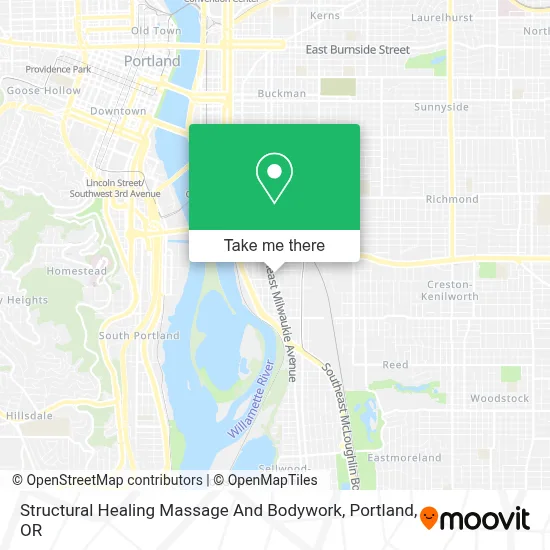 Structural Healing Massage And Bodywork map