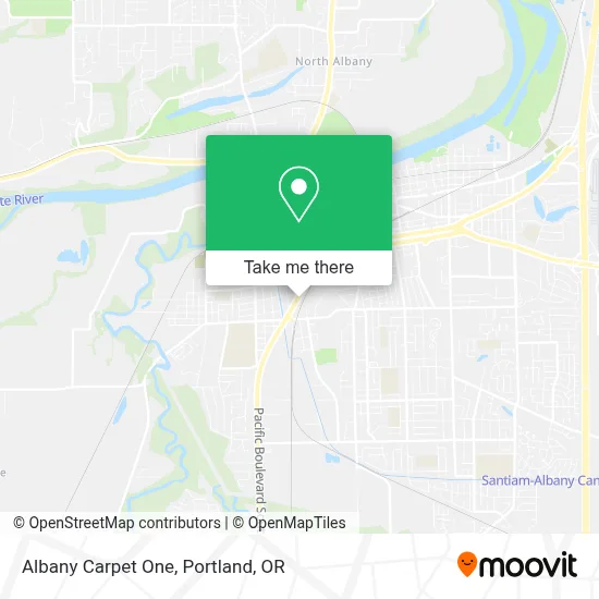 Albany Carpet One map