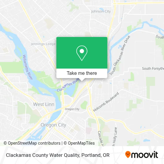 Clackamas County Water Quality map