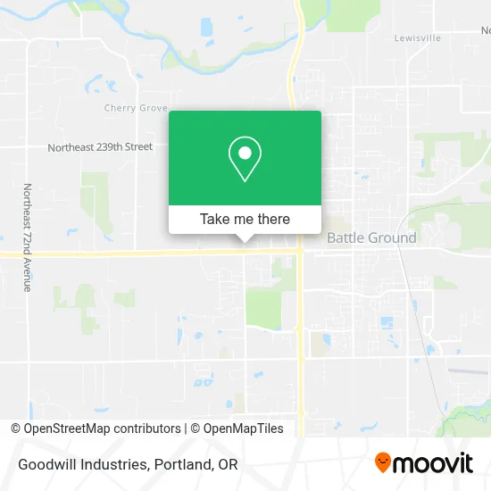 Goodwill Industries map