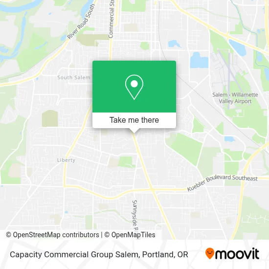 Capacity Commercial Group Salem map