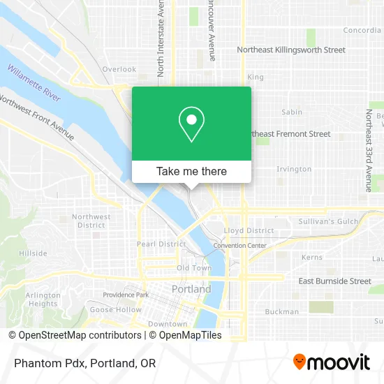 Phantom Pdx map
