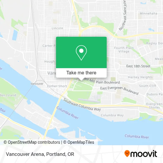 Vancouver Arena map