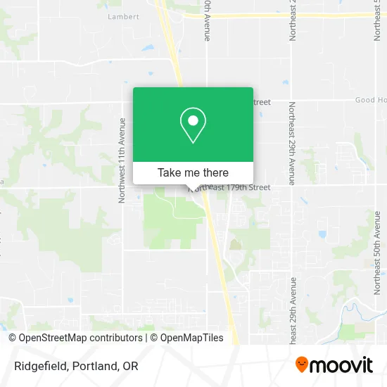 Ridgefield map