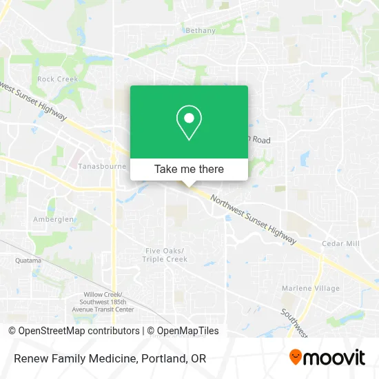 Renew Family Medicine map