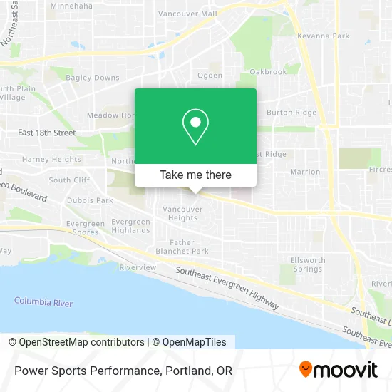 Power Sports Performance map
