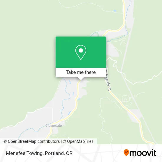 Menefee Towing map