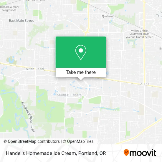 Handel's Homemade Ice Cream map