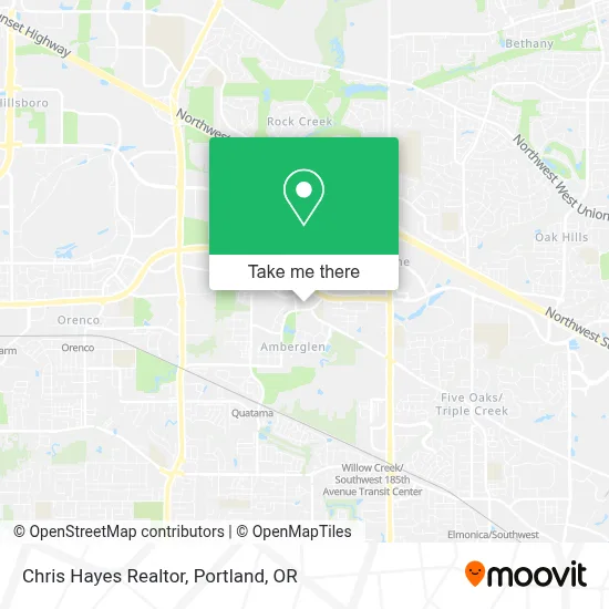 Chris Hayes Realtor map