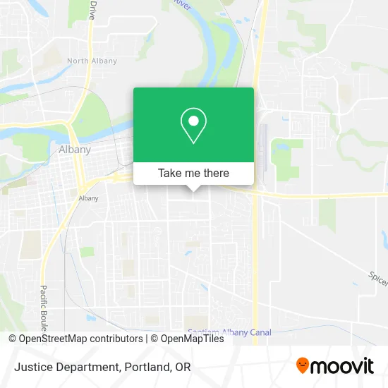 Justice Department map