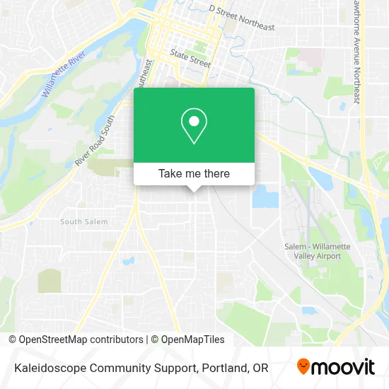 Kaleidoscope Community Support map