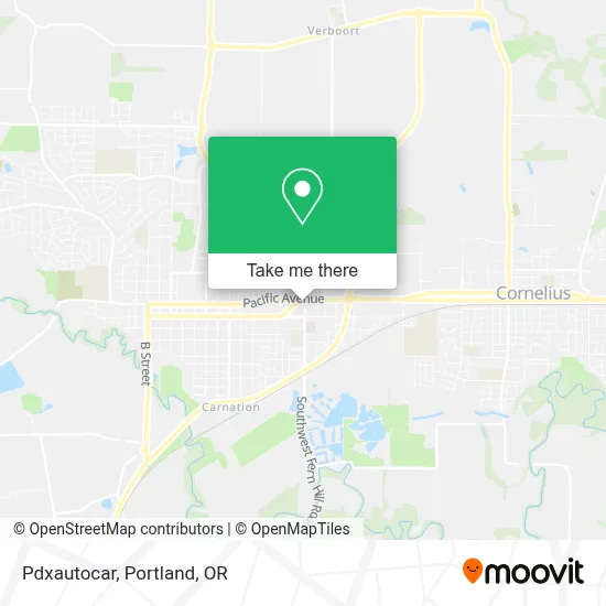 Pdxautocar map