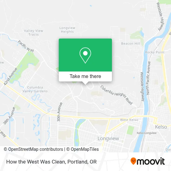 How the West Was Clean map