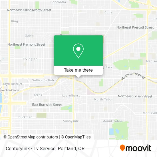 Centurylink - Tv Service map