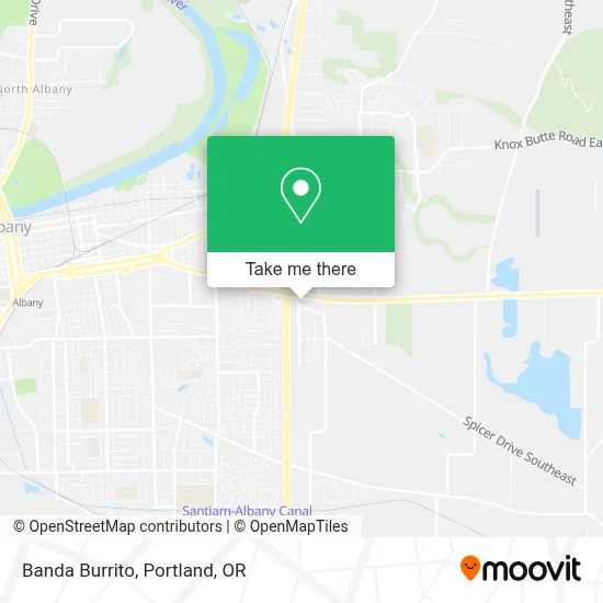 Banda Burrito map