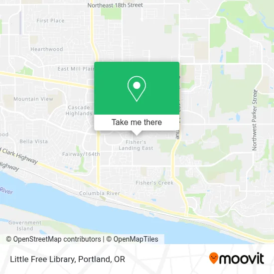 Little Free Library map