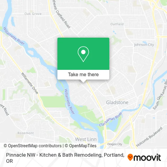 Pinnacle NW - Kitchen & Bath Remodeling map