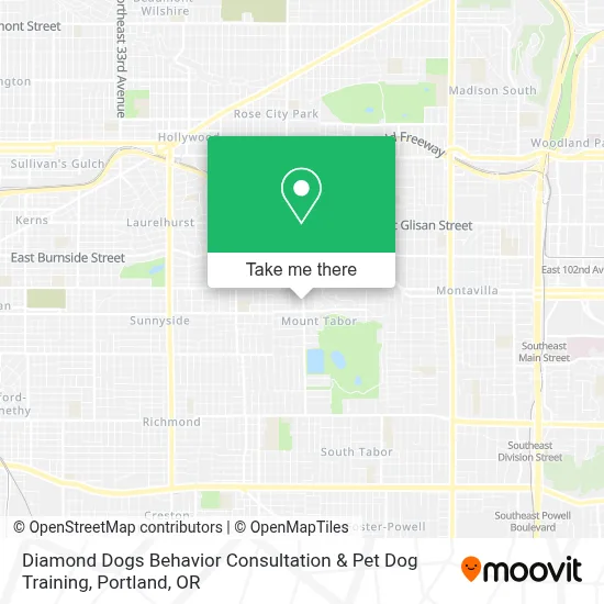 Diamond Dogs Behavior Consultation & Pet Dog Training map