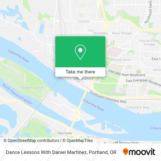 Dance Lessons With Daniel Martinez map