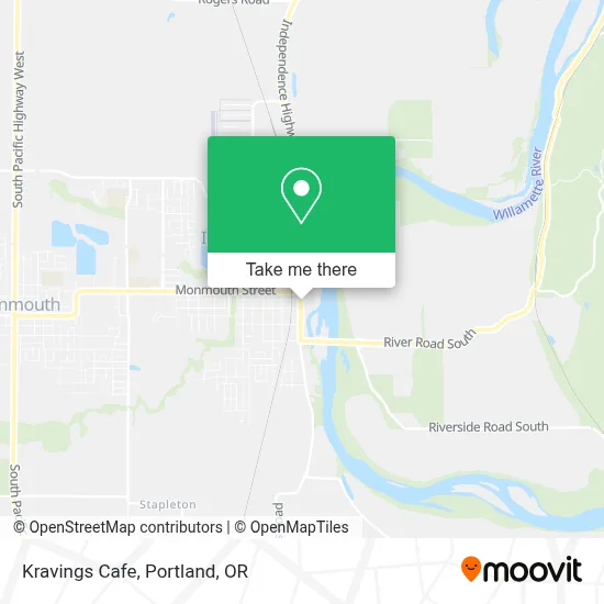Kravings Cafe map