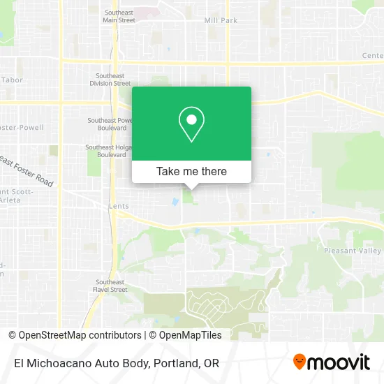 El Michoacano Auto Body map