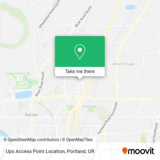 Ups Access Point Location map