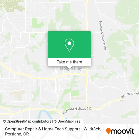 Computer Repair & Home Tech Support • Wildt3ch map