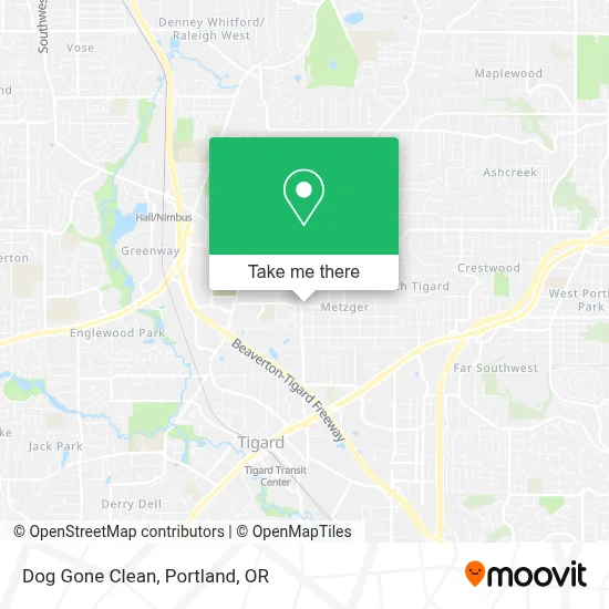Dog Gone Clean map