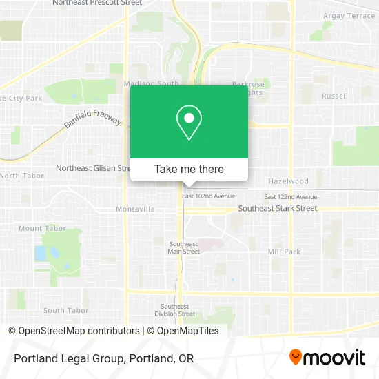 Portland Legal Group map