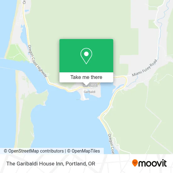The Garibaldi House Inn map