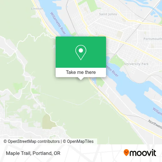 Maple Trail map