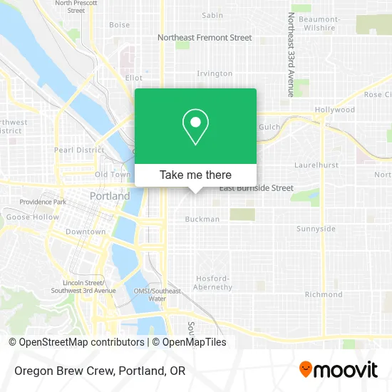 Oregon Brew Crew map