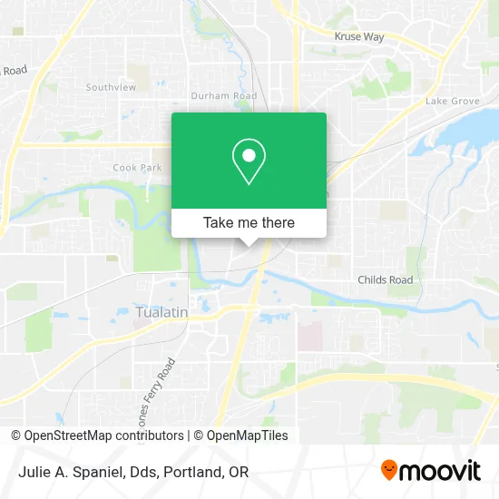Julie A. Spaniel, Dds map