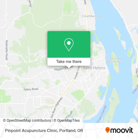 Pinpoint Acupuncture Clinic map