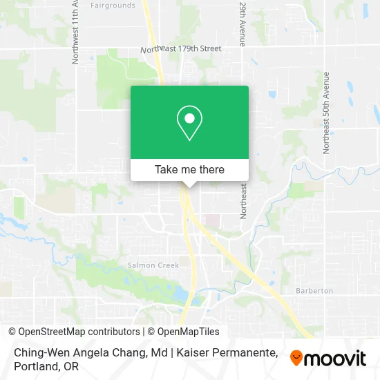 Ching-Wen Angela Chang, Md | Kaiser Permanente map