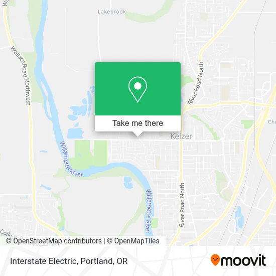 Interstate Electric map