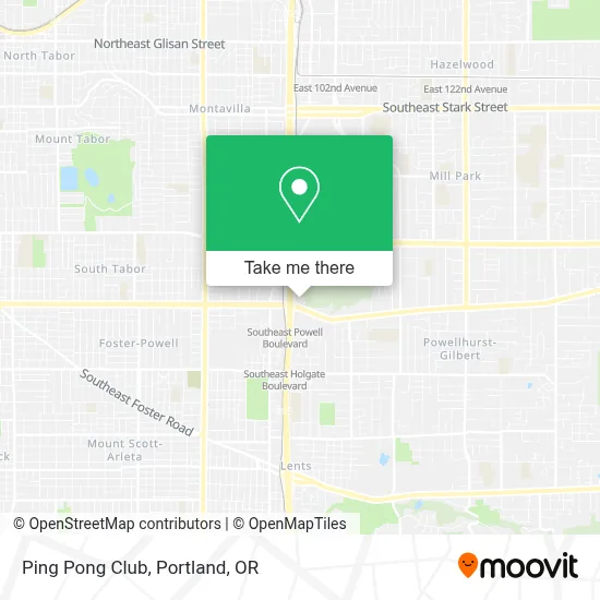 Ping Pong Club map