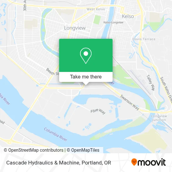 Cascade Hydraulics & Machine map