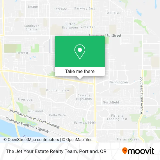 The Jet Your Estate Realty Team map