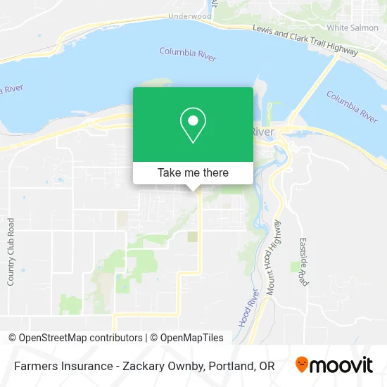 Farmers Insurance - Zackary Ownby map