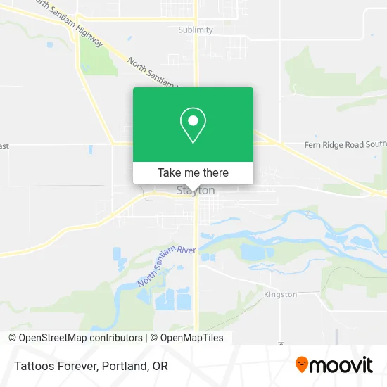 Tattoos Forever map