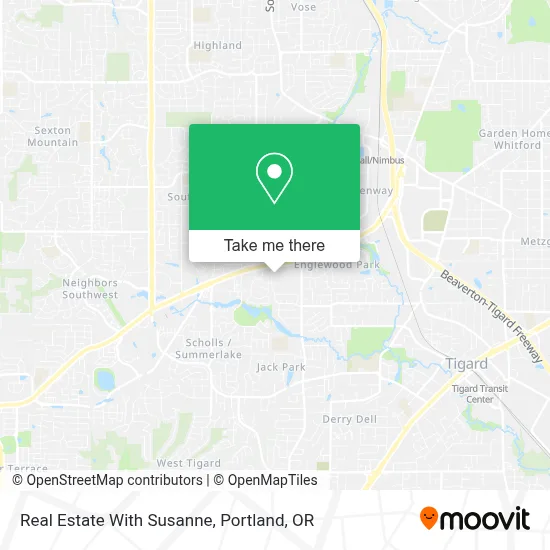 Real Estate With Susanne map