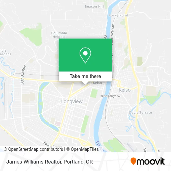 James Williams Realtor map