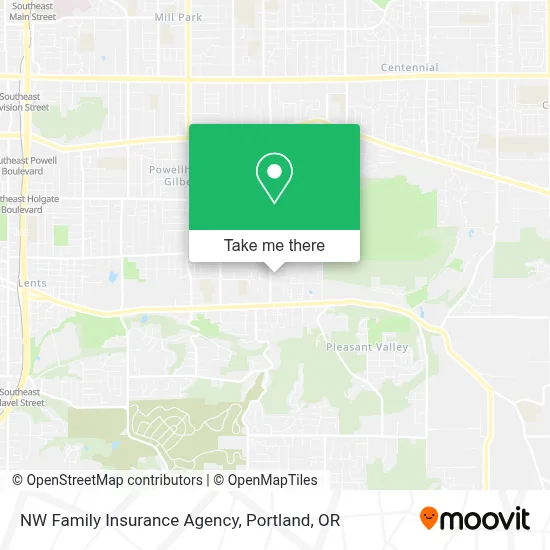 NW Family Insurance Agency map