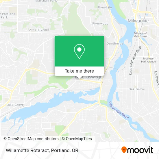Willamette Rotaract map