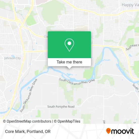 Core Mark map
