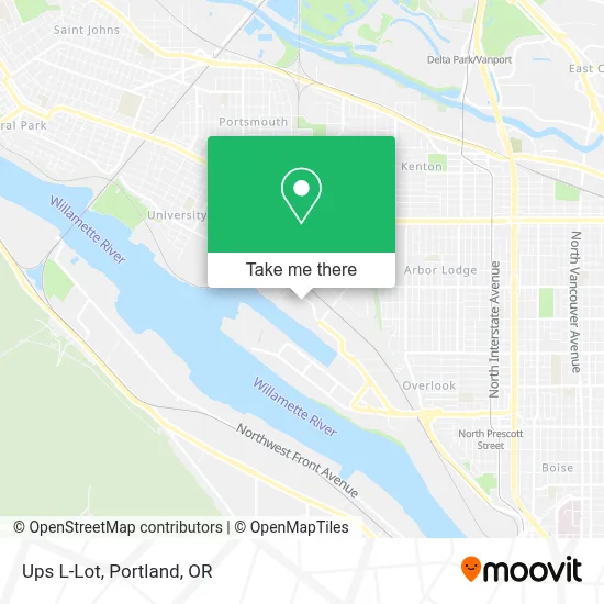 Ups L-Lot map