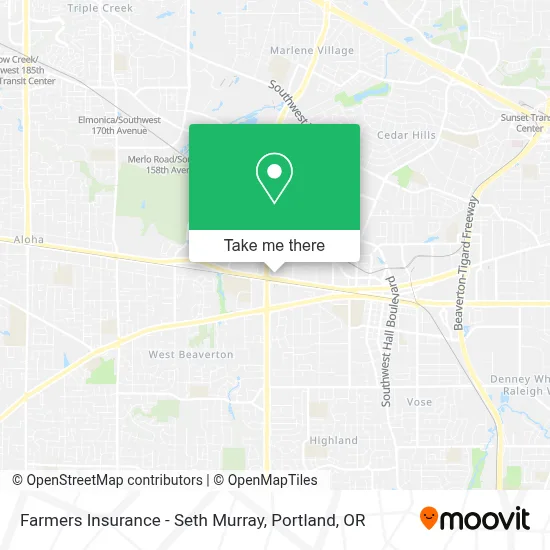 Farmers Insurance - Seth Murray map