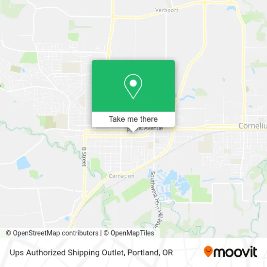 Ups Authorized Shipping Outlet map